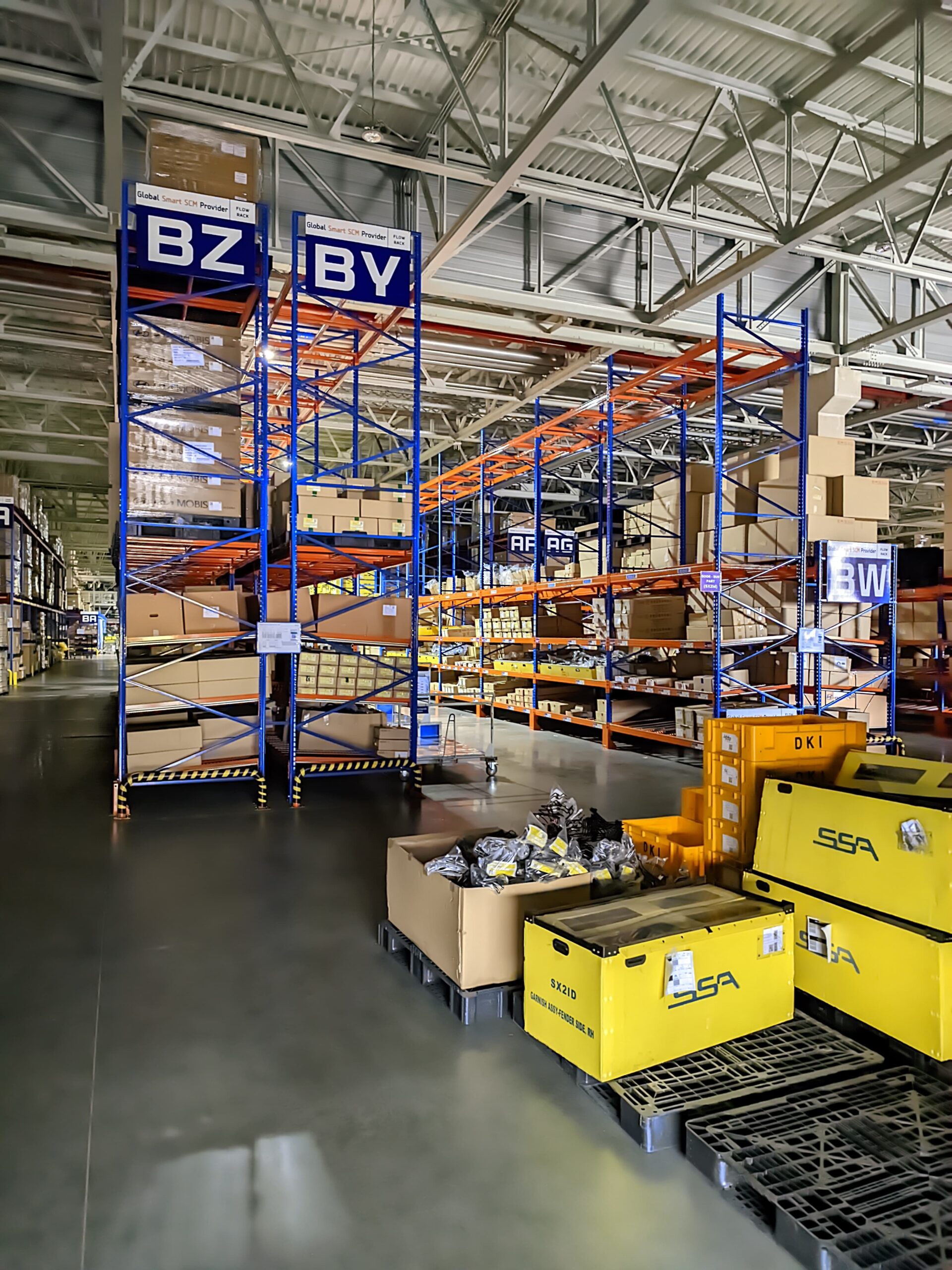 Contoh rak gudang & pallet racking produksi Perkasa Racking — Pallet Flow Racking