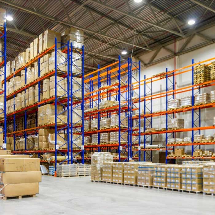 Rak gudang & pallet racking produksi Perkasa Racking — melayani Surabaya